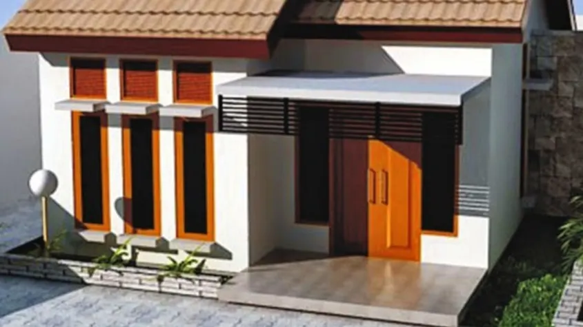 1. Rumah Minimalis Ukuran 6x8