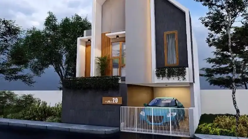 17. Desain Rumah 6x8 Biaya 30 Juta Scandinavian