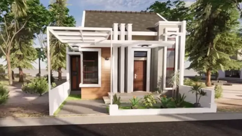 25. Rumah Ukuran 6x8 Satu Lantai