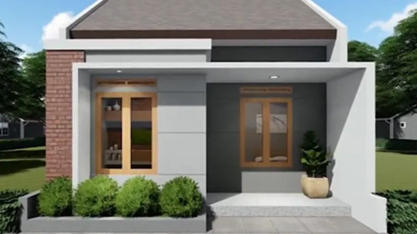 4. Model Rumah 6x8 Modern