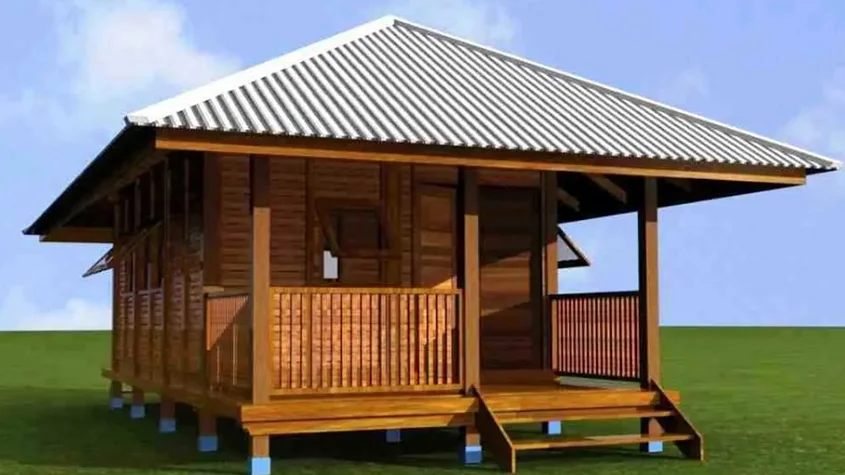 Model Rumah Kayu Panggung