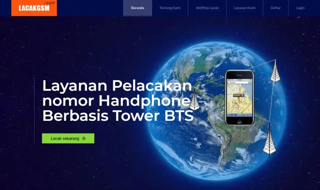 Lacakgsm Website Untuk Melacak Posisi