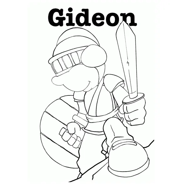 Mewarnai Karakter Gideon