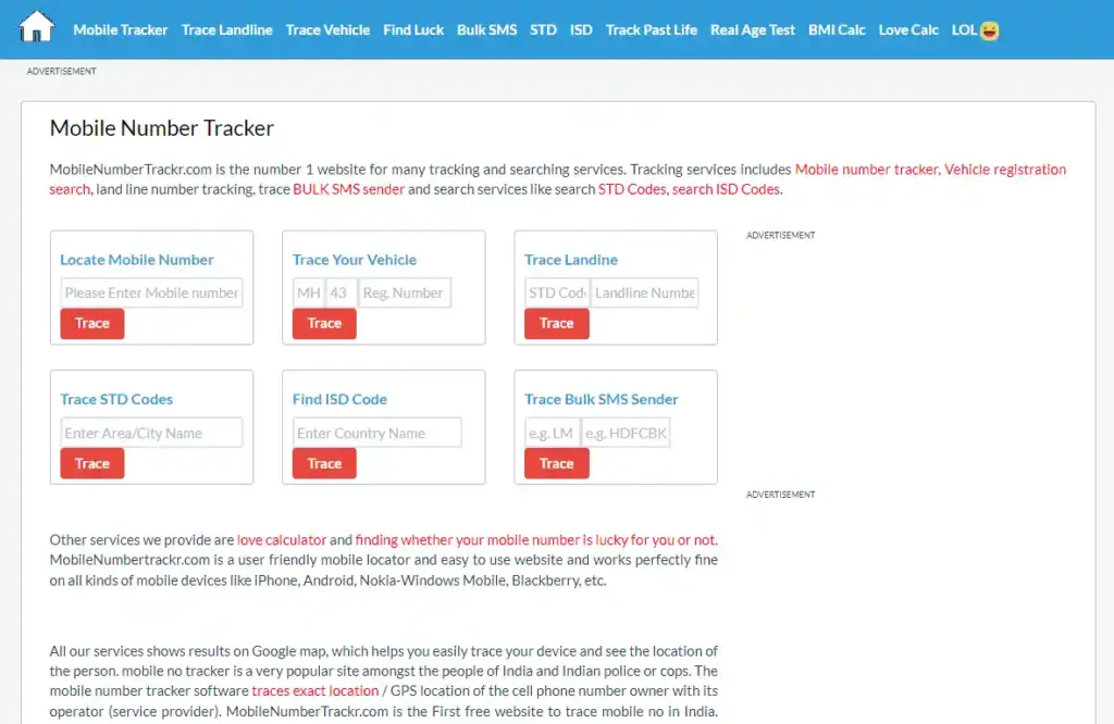 Website Untuk Melacak Posisi Mobilenumbertrackr