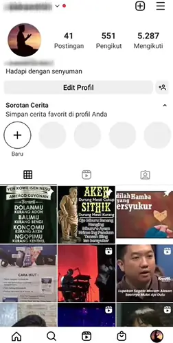 Selesai Cara Menghilangkan Blog Pribadi di IG