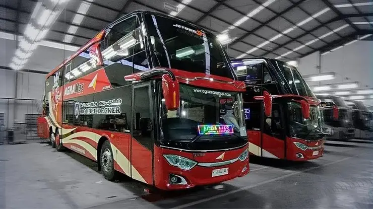 Harga Tiket Bus Agra Mas Double Decker Hari Ini